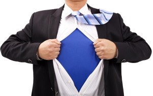 superhero-businessman